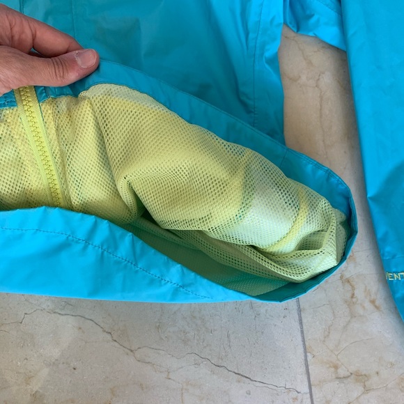 North Face Blue/Green 14-16 Sz Large Windbreaker - Picture 5 of 6